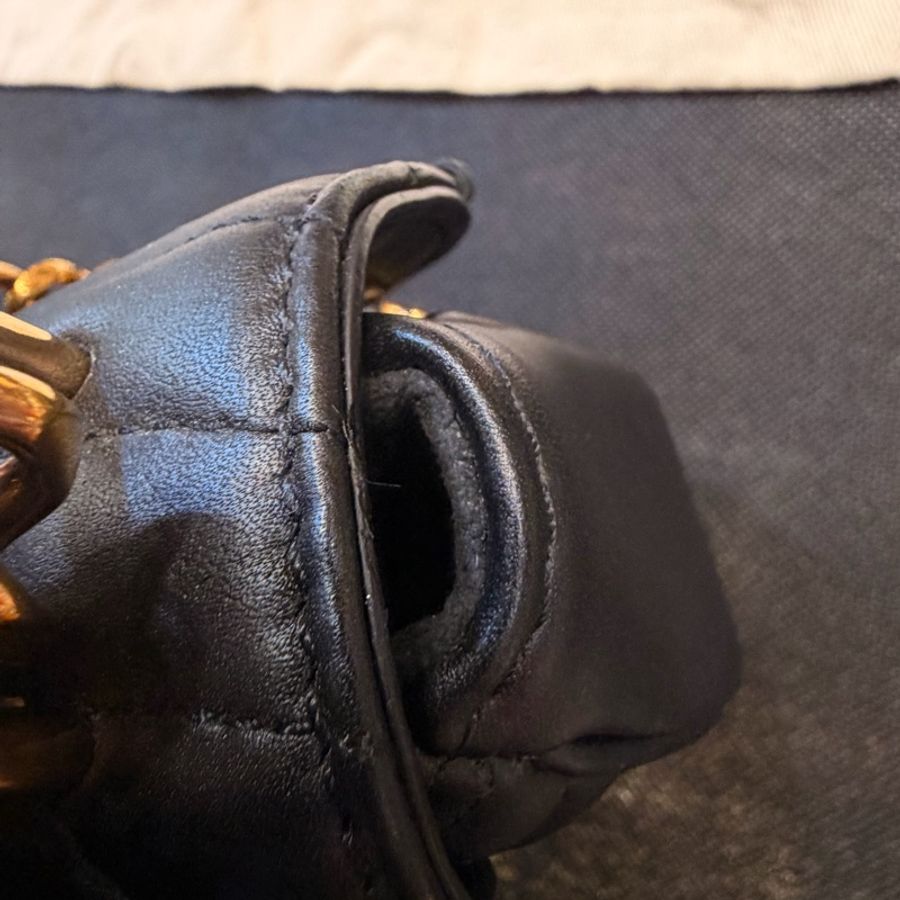 LV New Wave Chain Bag黑牛皮彩色把手斜背包-65