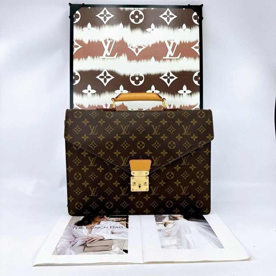 Louis Vuitton • 經典老花公文包-4