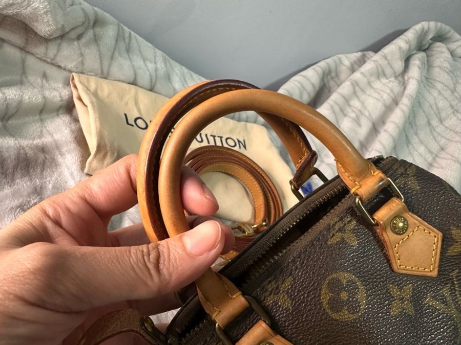 LV原花 Speedy Mini 手提包 古董收藏包-2