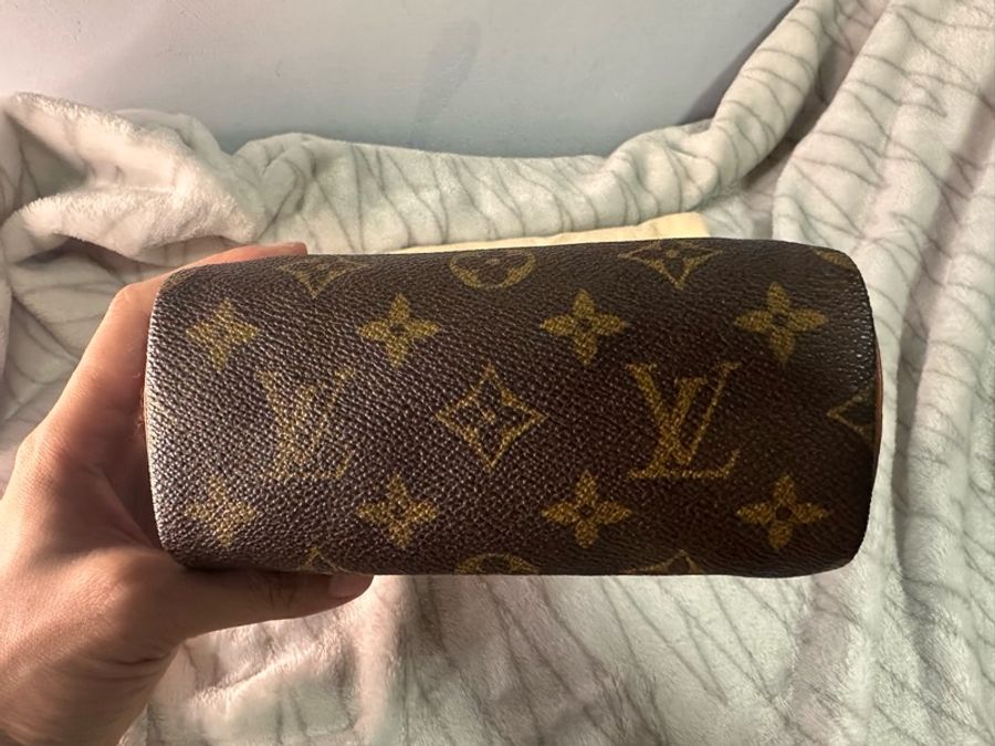 LV原花 Speedy Mini 手提包 古董收藏包-4