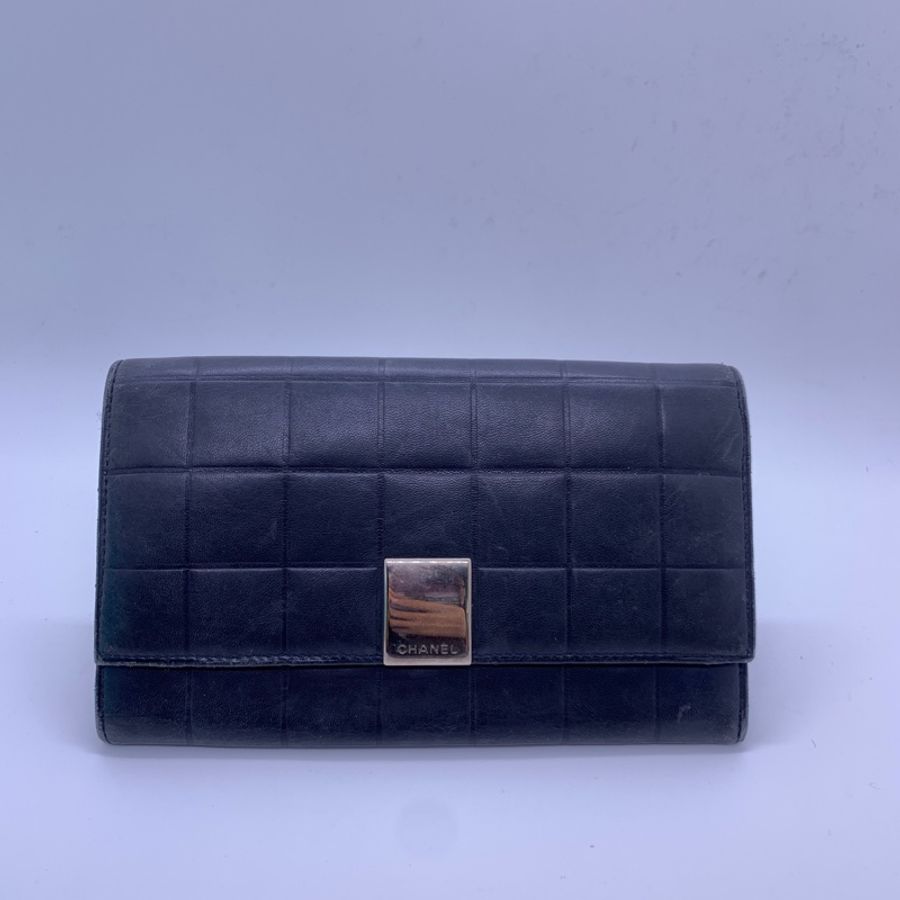 二手 Chanel 錢包,磨損如圖-0