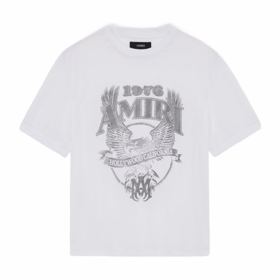 Amiri 男士 老鷹圖案T恤S M L XL XXL碼-0