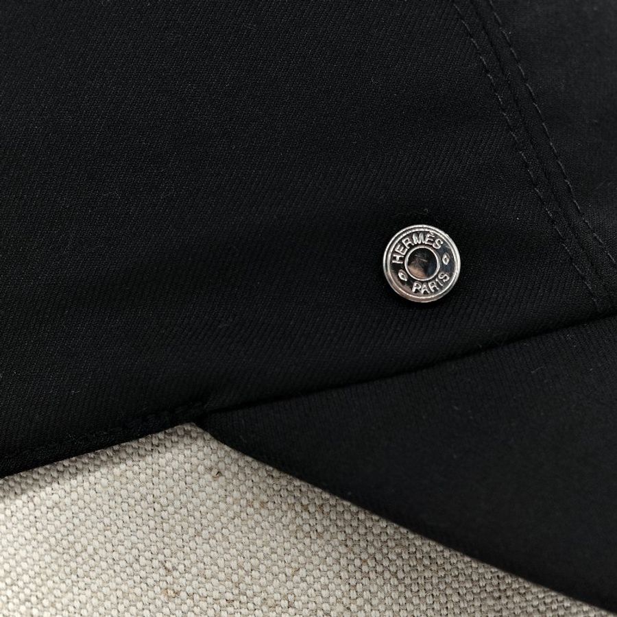 Hermès 愛馬仕 黑色 棒球帽-8