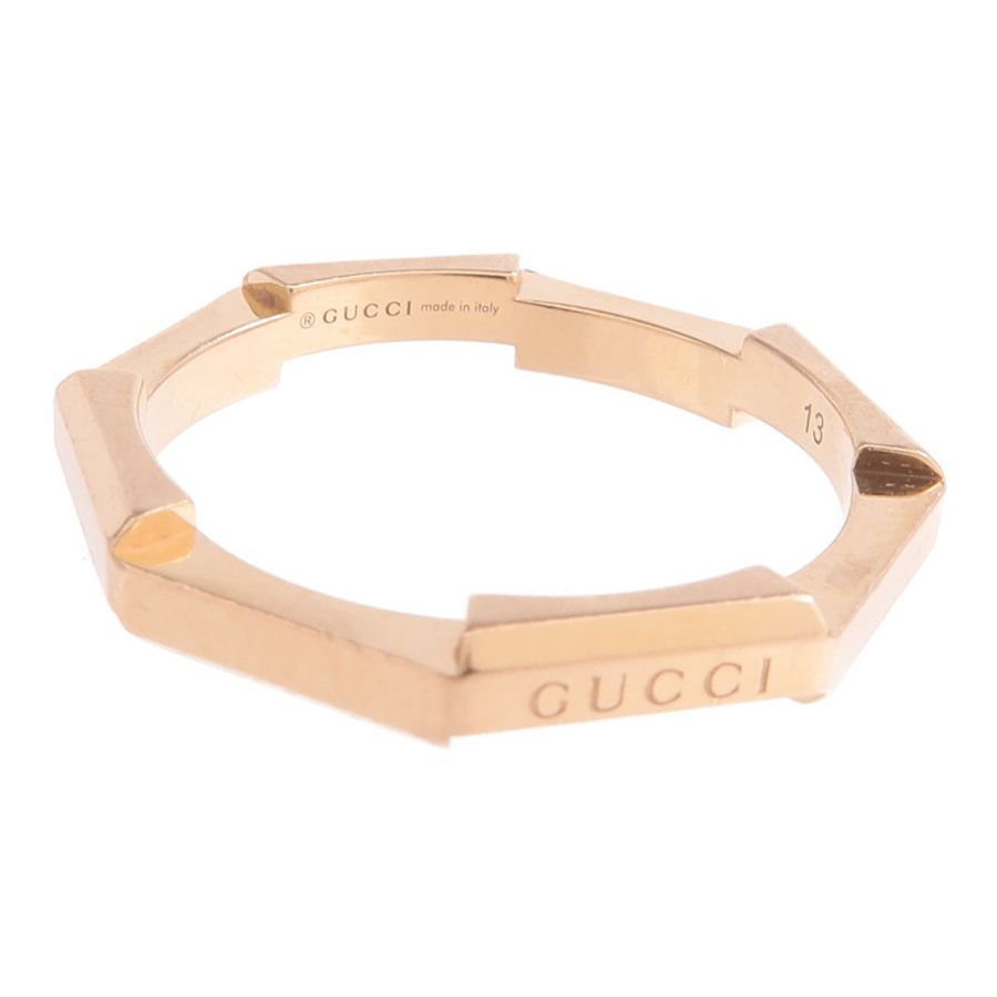 GUCCI 18K玫瑰金Link To Love Ring戒指-4