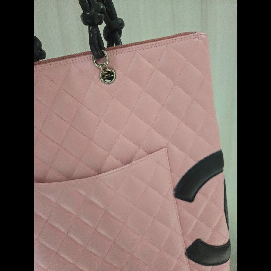 經典不敗｜CHANEL 康朋系列 粉色 托特包 手提包 琴譜包 💖-31