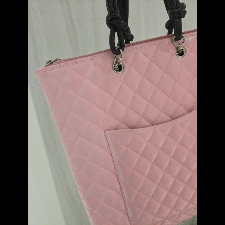 經典不敗｜CHANEL 康朋系列 粉色 托特包 手提包 琴譜包 💖-32