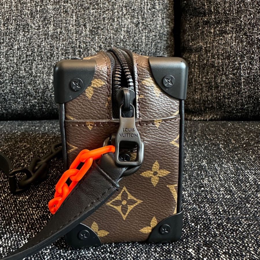 LouisVuitton 路易威登 SoftTrunk軟盒子包  芯片款 18.5x 13.0-4
