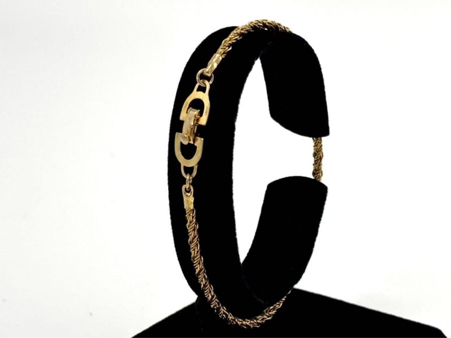 【97新 ✨ 全網最低價！】 Dior Chain Vintage Bracelet 金色CD手鍊(下單前先詢問庫存❗️❗️）-1