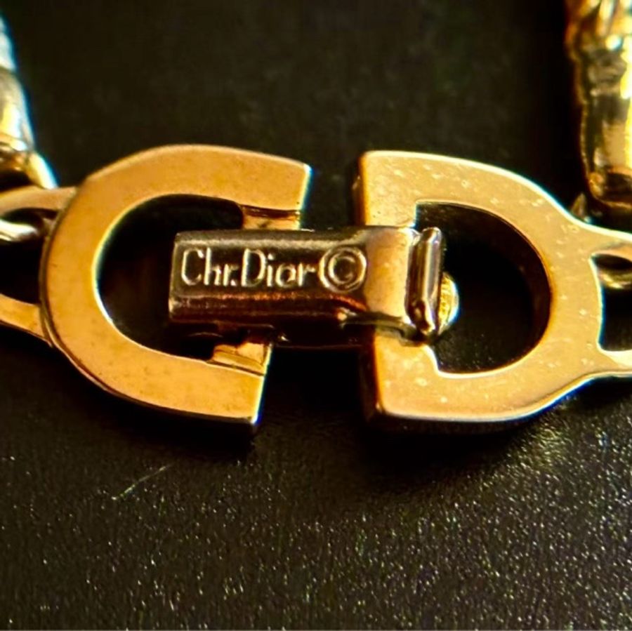 【97新 ✨ 全網最低價！】 Dior Chain Vintage Bracelet 金色CD手鍊(下單前先詢問庫存❗️❗️）-5