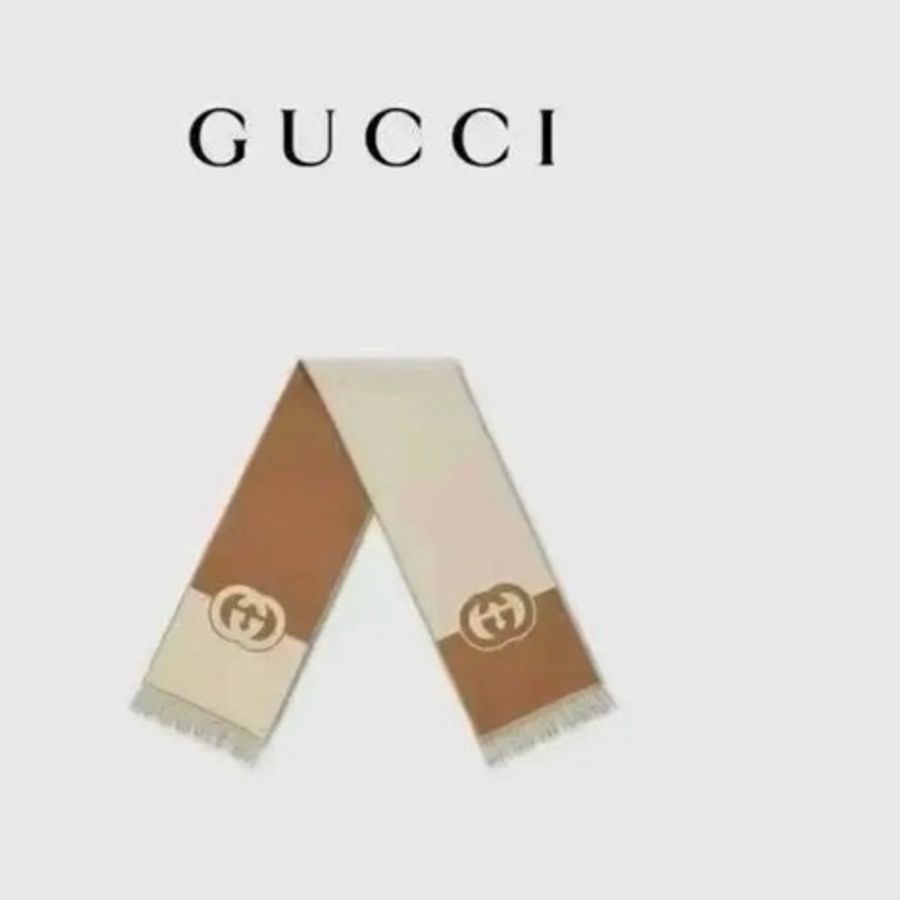 Gucci 雙G奶茶色-4