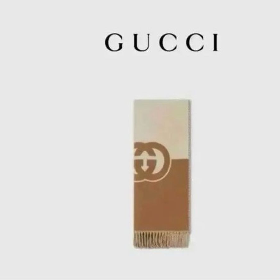 Gucci 雙G奶茶色-5