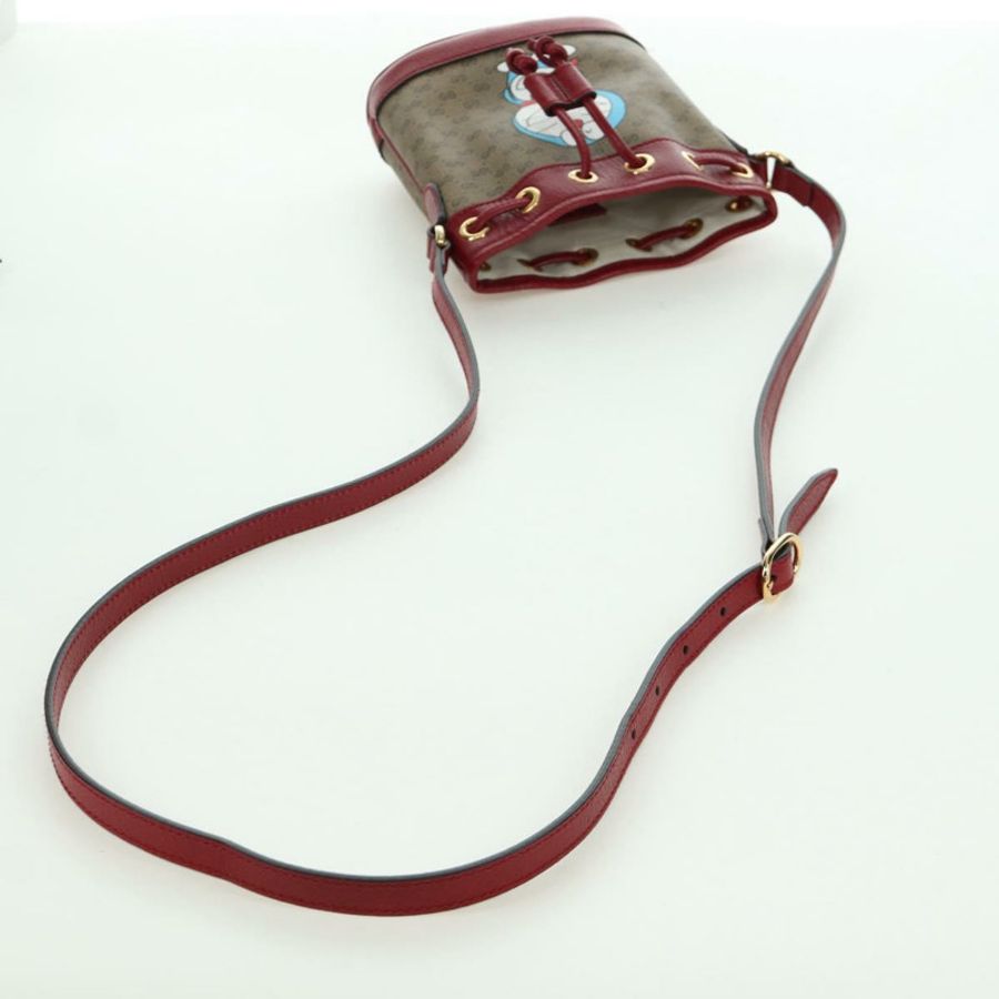 【日本直送】GUCCI Micro GG Supreme Fujiko-Pro 手提包 PVC 米色 金色 647801 正品 LNZ989SAM-8