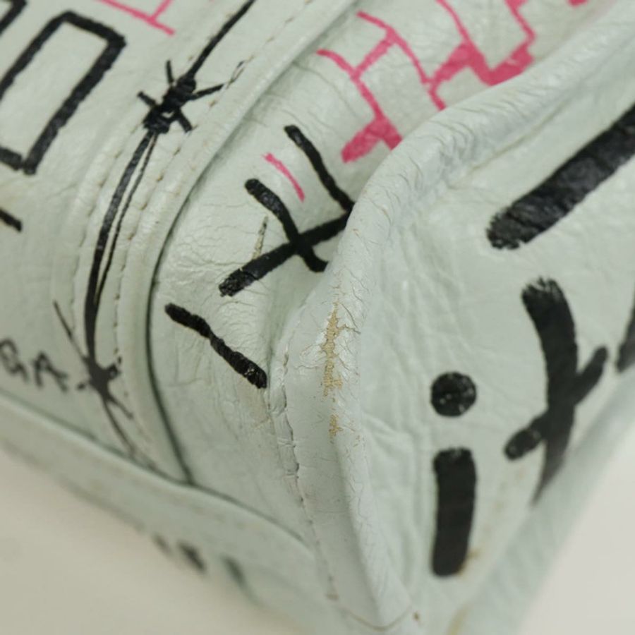 【日本直送】BALENCIAGA Graffiti Bazaar Shopper XXS 皮革雙肩包 513988 正品 LNZ819V-18