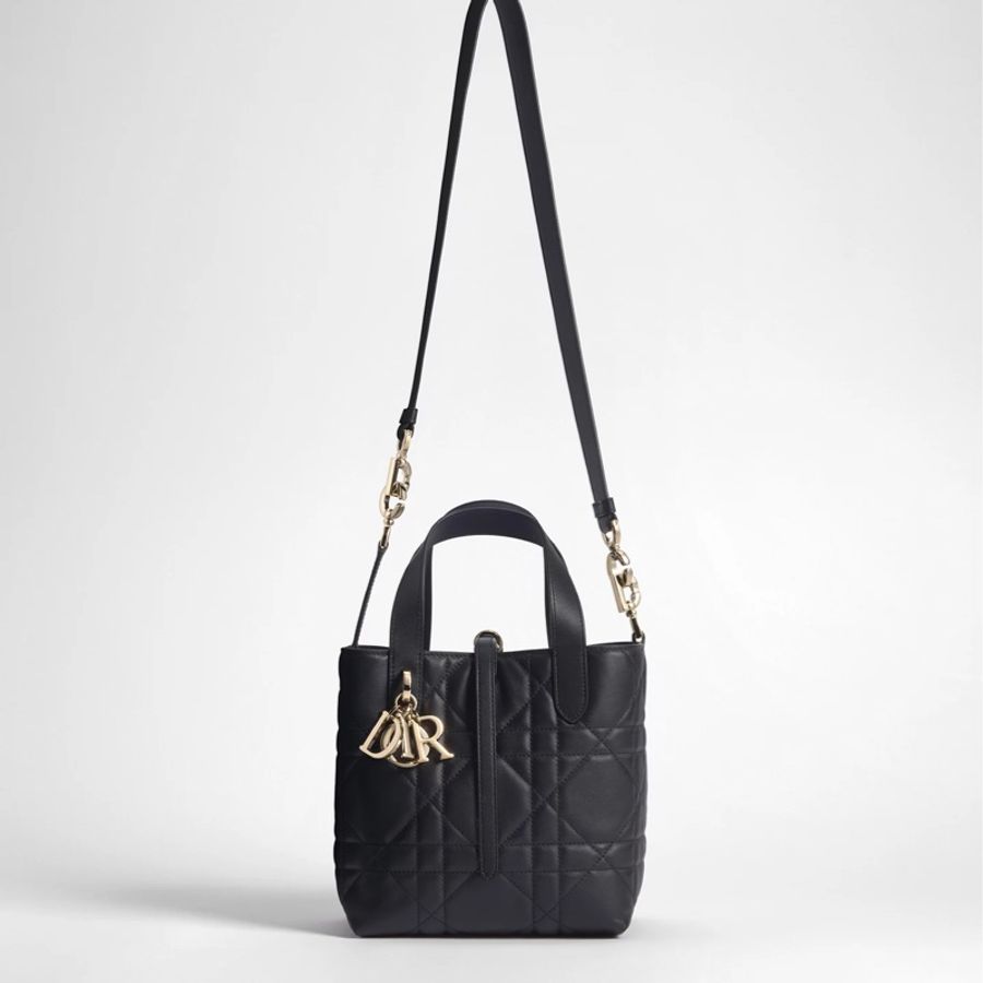 DIOR黑色Toujours小號直式手提側背包（全新商品！）-4