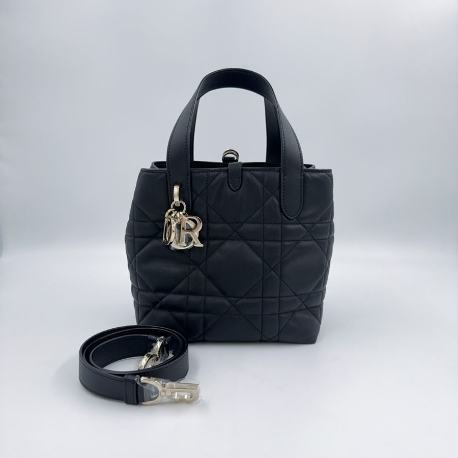 DIOR黑色Toujours小號直式手提側背包（全新商品！）-5