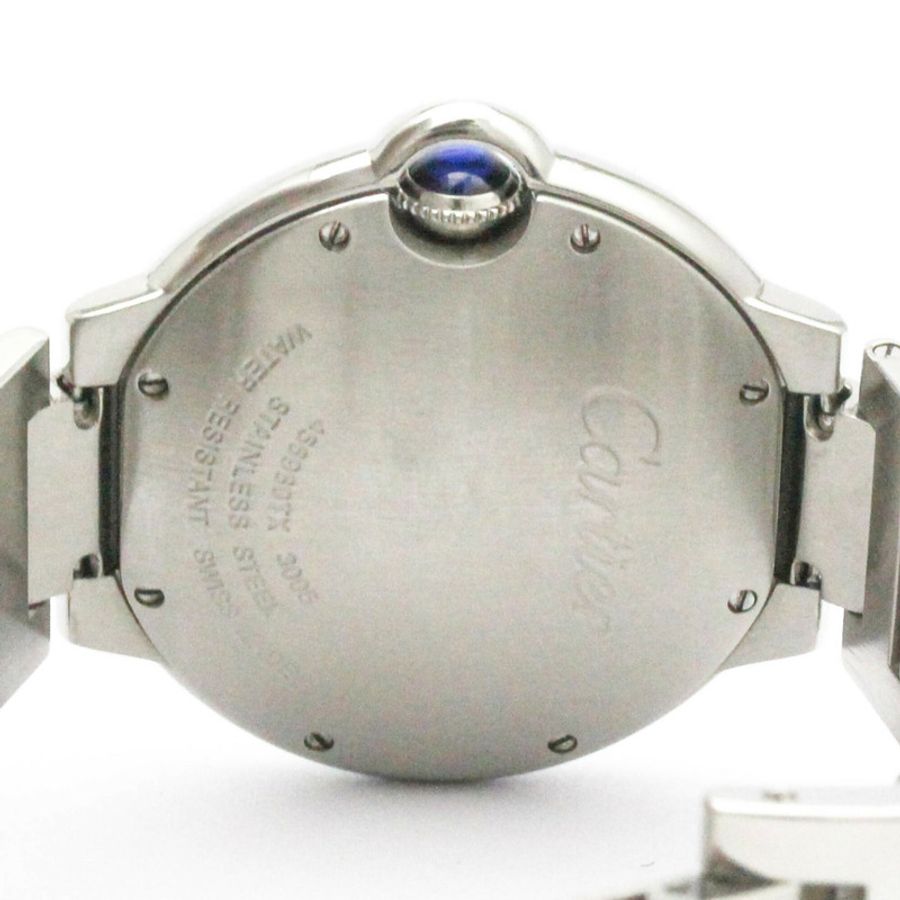 卡地亞 Ballon Bleu MM 精鋼石英中型腕錶 W69011Z4 拋光-5