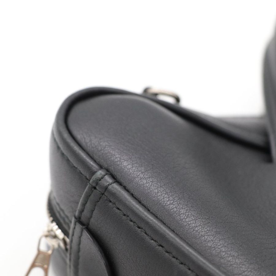 Balenciaga 巴黎世家 黑色 小牛皮 三角 手提包 肩背包 兩用-10