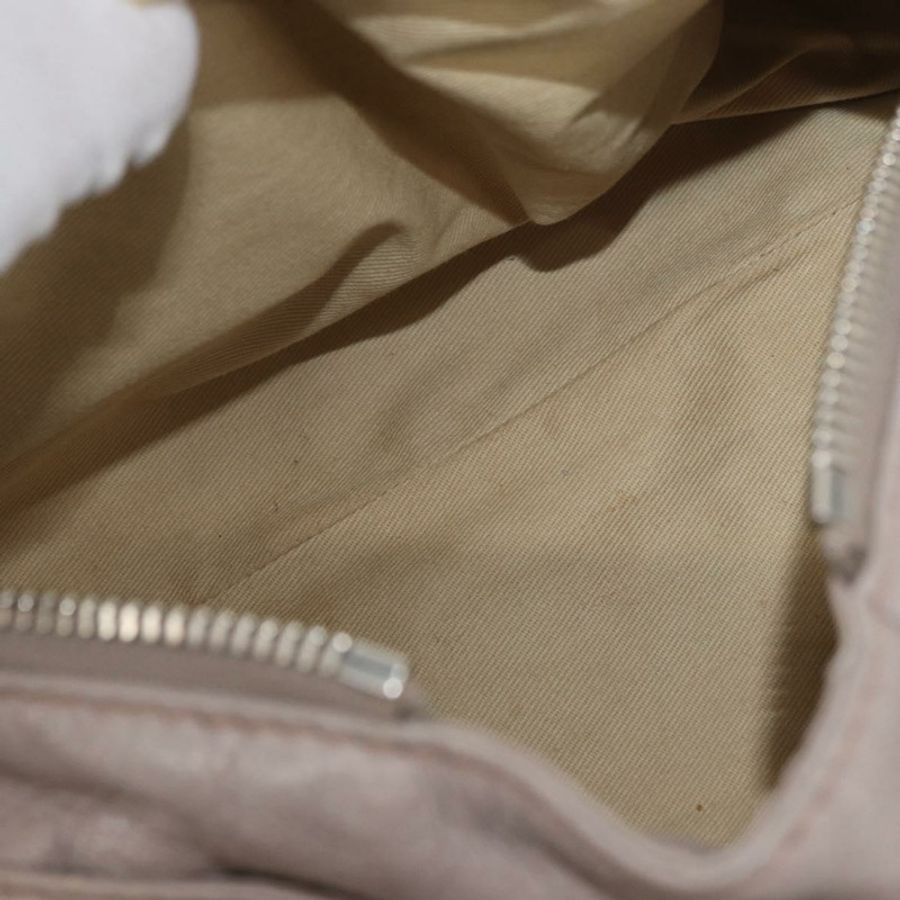 【日本直送】Chloe Paddington 手提包 皮革 灰色 金銀色 正品 ARZ787V-9