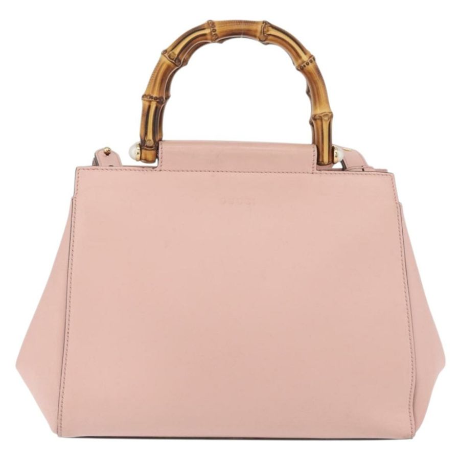 【日本直送】GUCCI Nim Fair 手提包 皮革 兩用 粉金 453767 正品 ka4024A-1