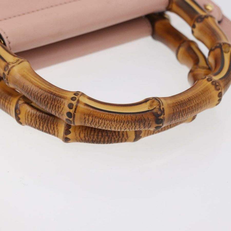 【日本直送】GUCCI Nim Fair 手提包 皮革 兩用 粉金 453767 正品 ka4024A-7