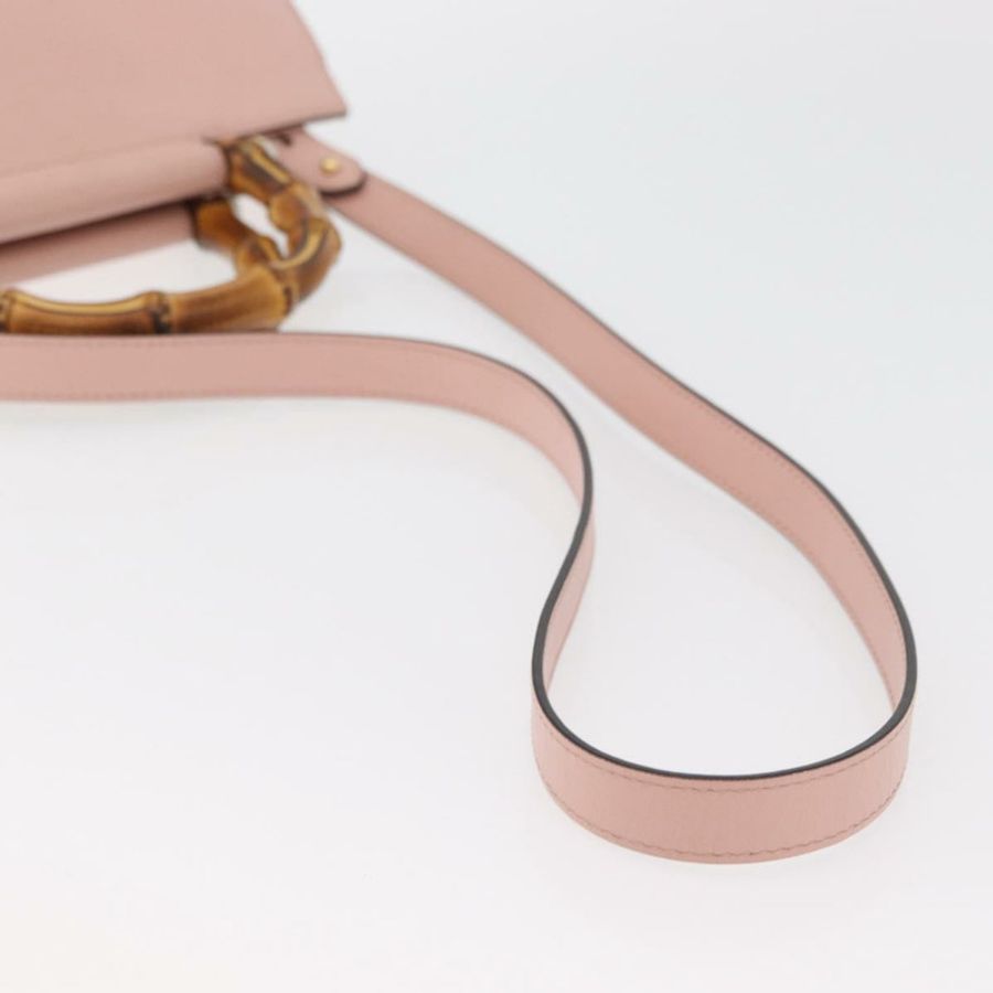 【日本直送】GUCCI Nim Fair 手提包 皮革 兩用 粉金 453767 正品 ka4024A-9