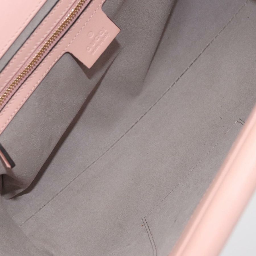 【日本直送】GUCCI Nim Fair 手提包 皮革 兩用 粉金 453767 正品 ka4024A-18