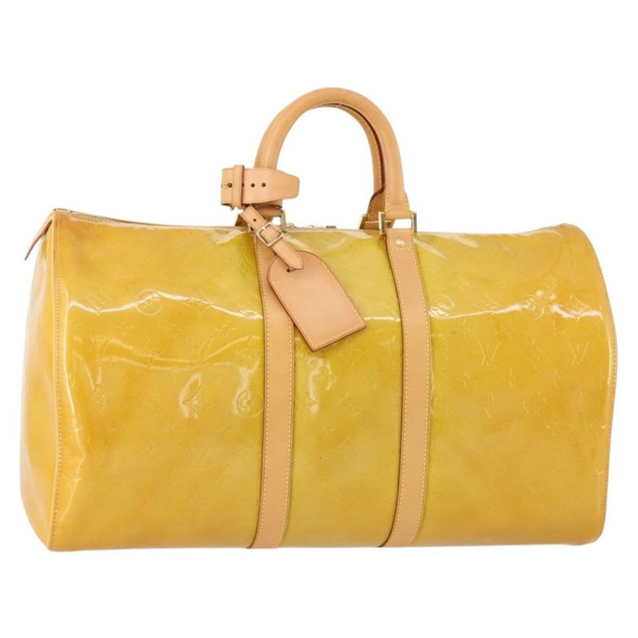 【日本直送】路易威登 Monogram Vernis Mercer 波士頓包米色 M91000 LV 正品 ARZ413-0