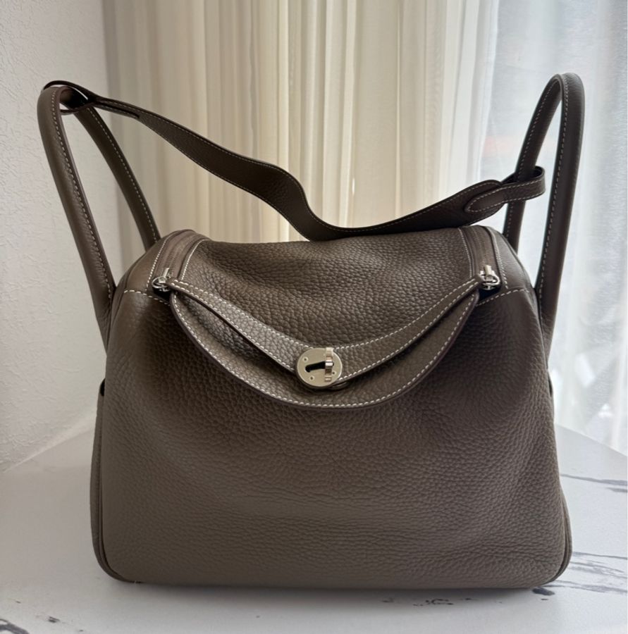愛馬仕Hermes lindy30 大象灰銀釦 最便宜最優惠🥲💕💕-0