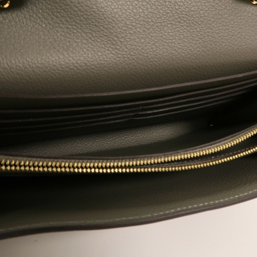 HERMES Evercolor皮革Constance To Go肩背袋Gris Meyer-4