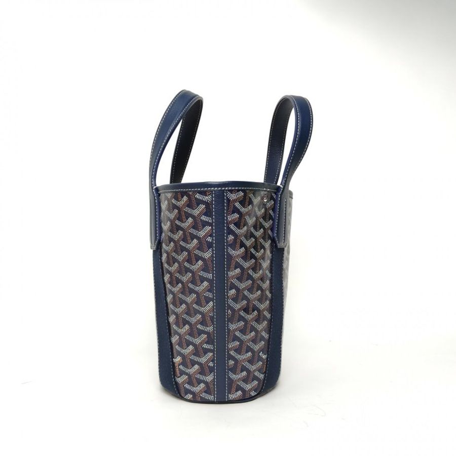 GOYARD Belharra托特包藍色牛皮/帆布老花Belharra肩背包-1