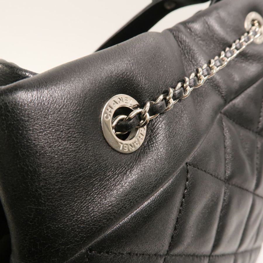CHANEL 羊皮皮革Chain Shoulder Bag鏈帶肩背袋-16