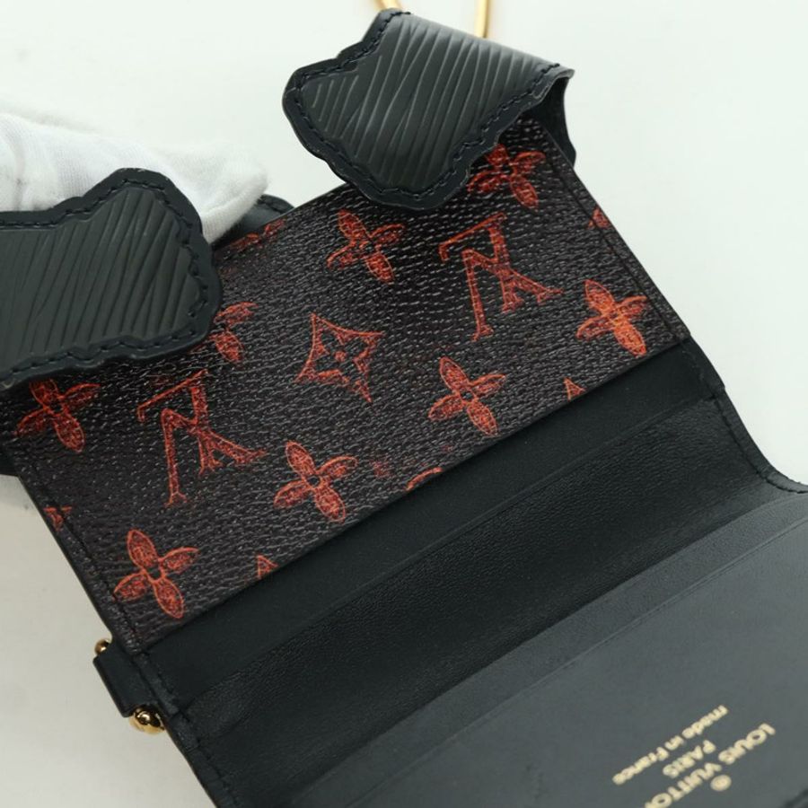 【日本直送】路易威登 Epi Dog 卡包 黑色 M63897 LV Auth LNZ614SAM-23