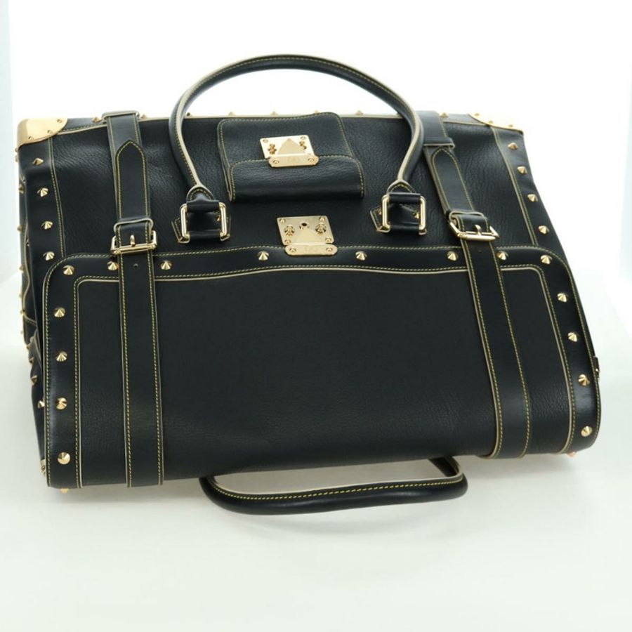 【日本直送】路易威登 Suhari Extravagan 手提包 黑色真皮 LV 正品 AMZ548SM-5