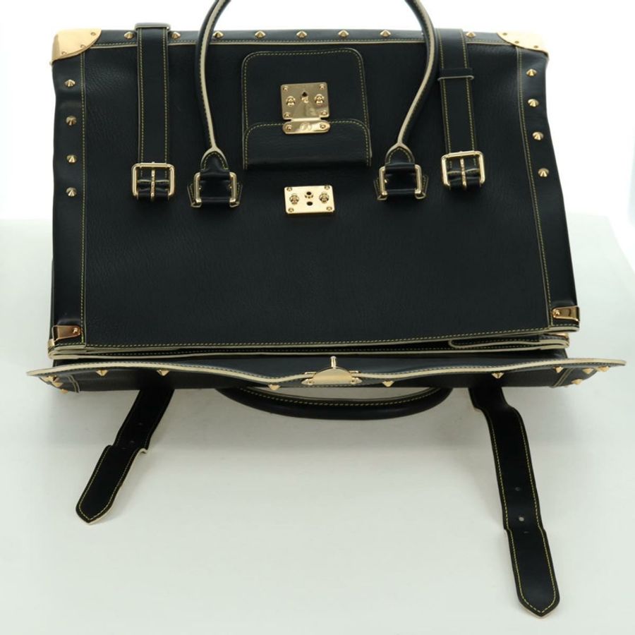 【日本直送】路易威登 Suhari Extravagan 手提包 黑色真皮 LV 正品 AMZ548SM-9