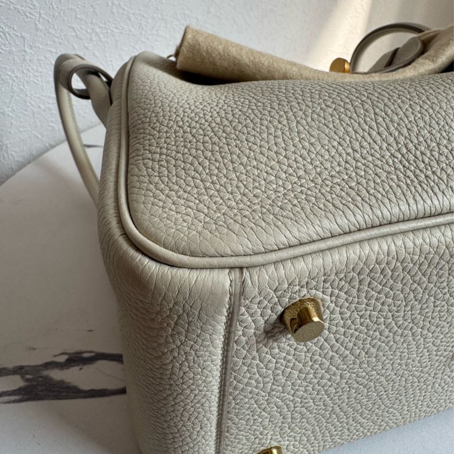 Hermes 8L冰川白金釦lindy26-5
