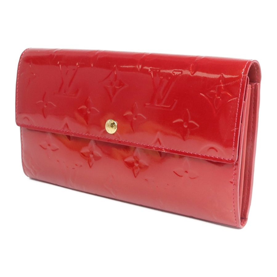 LOUIS VUITTON Monogram Vernis Portefeuille Sarah長錢包-2