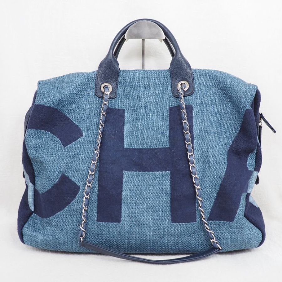 CHANEL Deauville Bowling bag-0