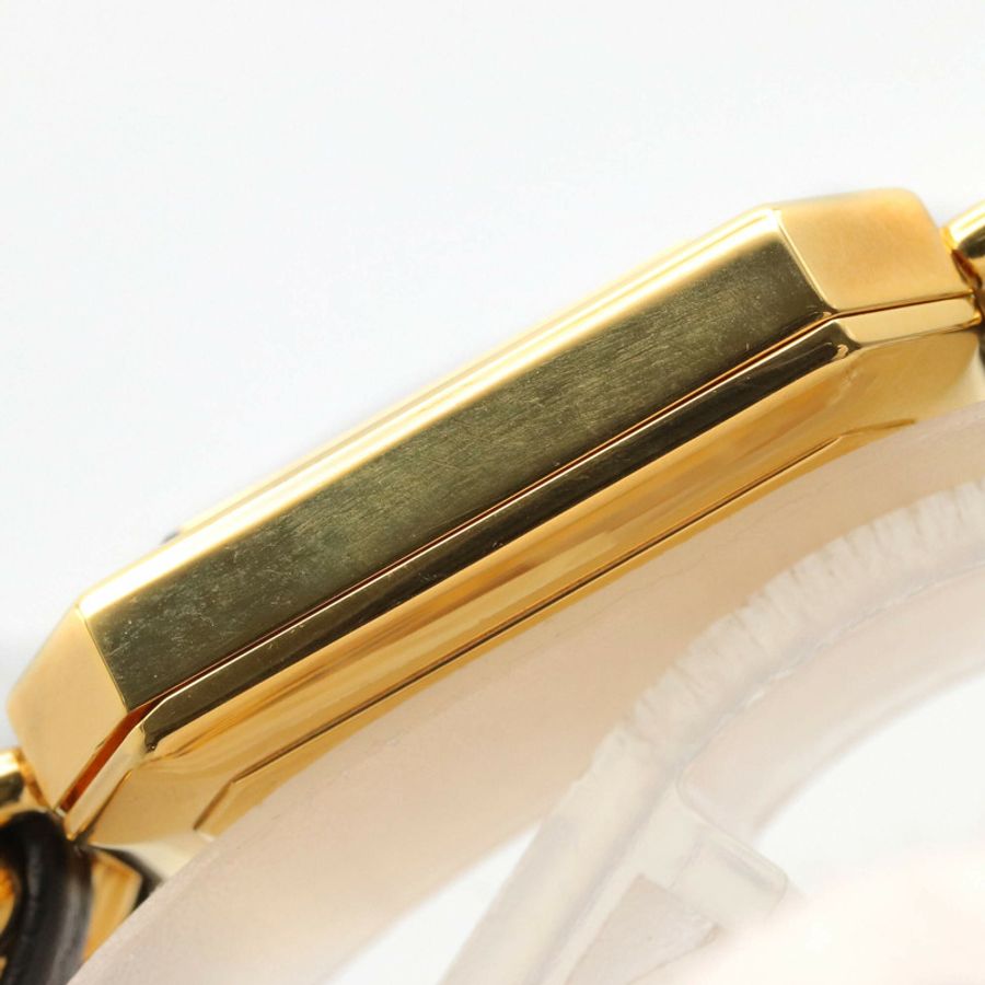 香奈兒 (Chanel) CHANEL Première S 女士腕錶,鍍金 (GP),皮革錶帶,黑色,H0001-9