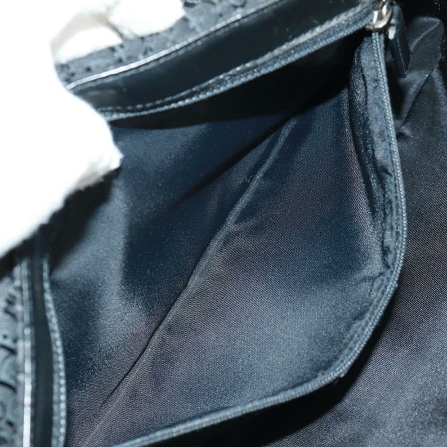 【日本直送】Christian Dior Trotter帆布街頭時尚肩背包 黑色銀色 正品 168745V-24