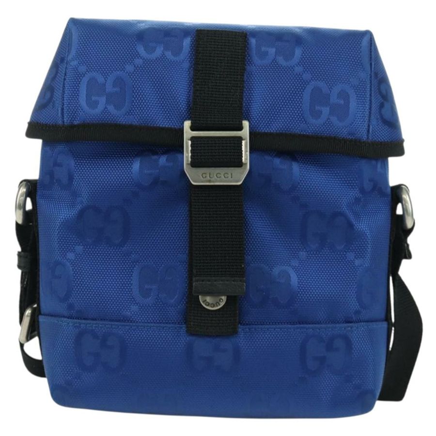 【日本直送】GUCCI GG帆布肩背包 藍色 643858 正品 LNZ169M-12