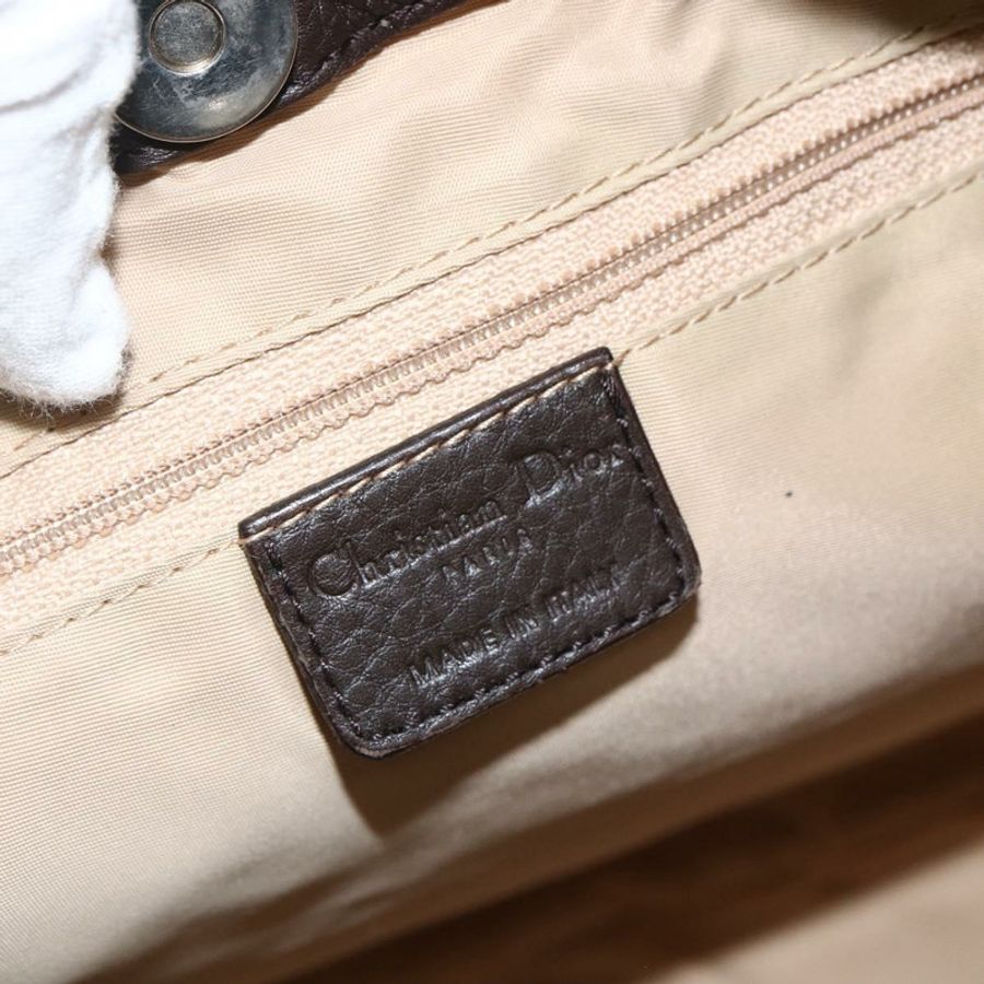 【日本直送】Christian Dior Trotter帆布肩背包 米色 銀色 正品 BSZ033SAV-17