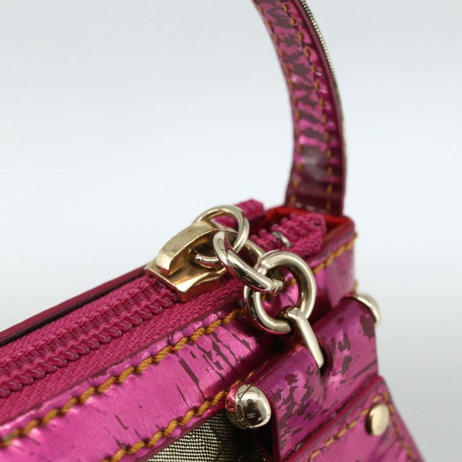 【日本直送】FENDI Zucchino 帆布手提包 金色 正品 SW2240A-18