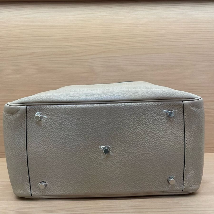 Hermes 愛馬仕 LINDY斑鳩灰 銀扣TC 34,2009年 框m 無附件-5