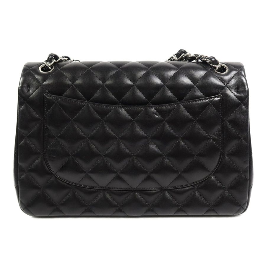 CHANEL 羊皮皮革Large Classic鏈帶肩背袋-2