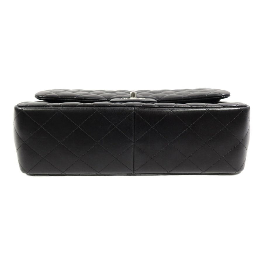 CHANEL 羊皮皮革Large Classic鏈帶肩背袋-3