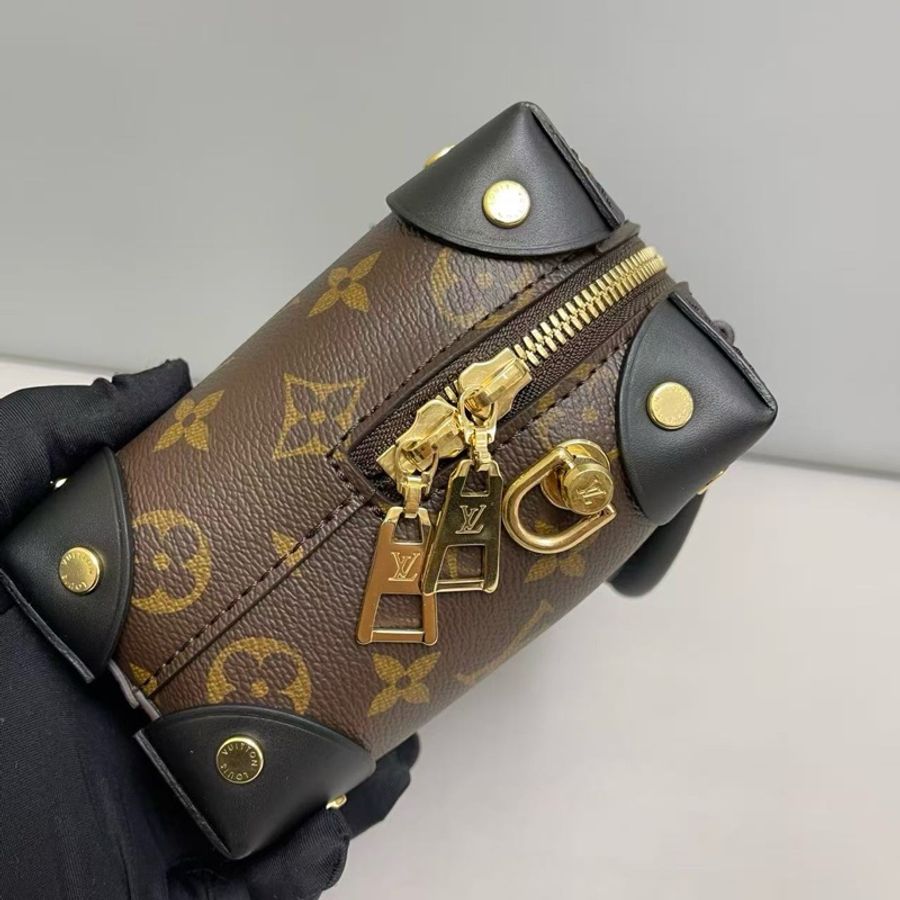 🌷新款芯片款!Louis Vuitton Petite Malle Souple老花八角盒-6