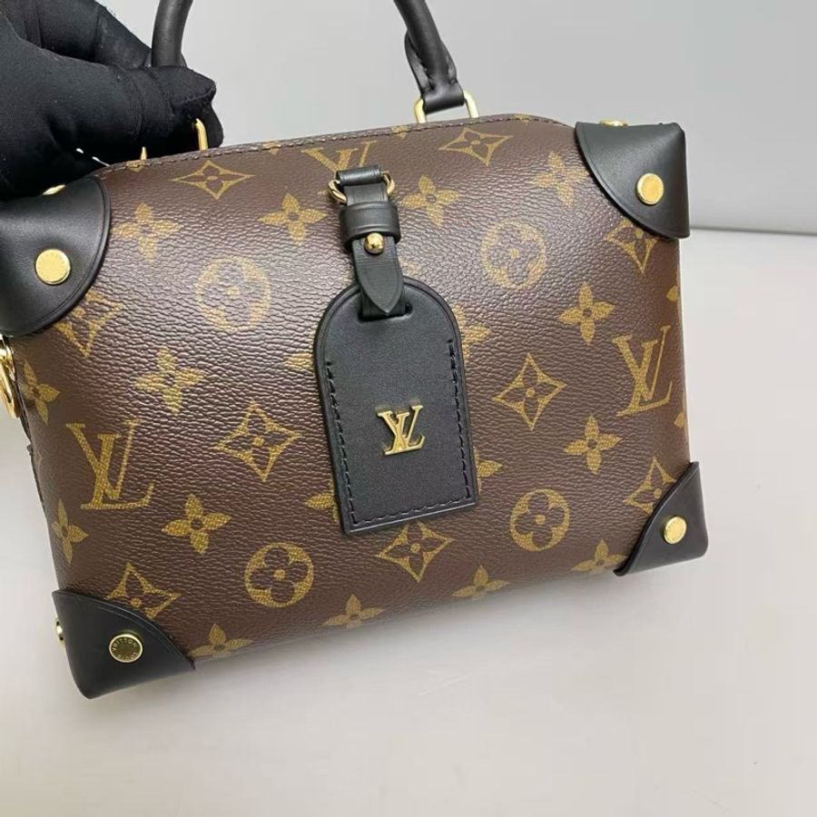 🌷新款芯片款!Louis Vuitton Petite Malle Souple老花八角盒-7