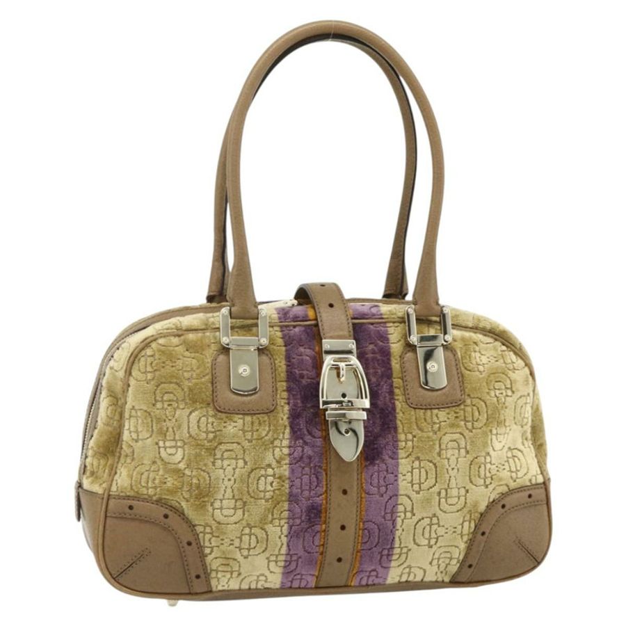 【日本直送】GUCCI 馬銜扣波士頓包 絲絨 金米色 145770 正品 176490V-0