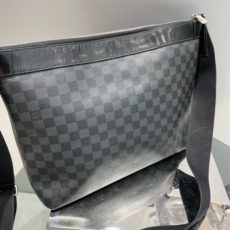 Louis Vuitton 路易威登 Mick棋盤格單肩斜挎包 經典百搭 🈚附件-3