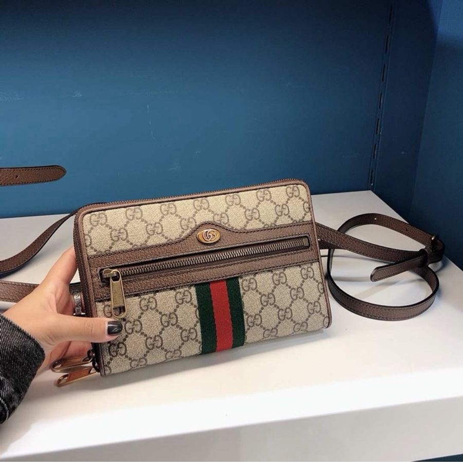 Gucci 男女同款 OPHIDIA小號單肩包均碼碼小號、21.5cm*4cm*14cm-0